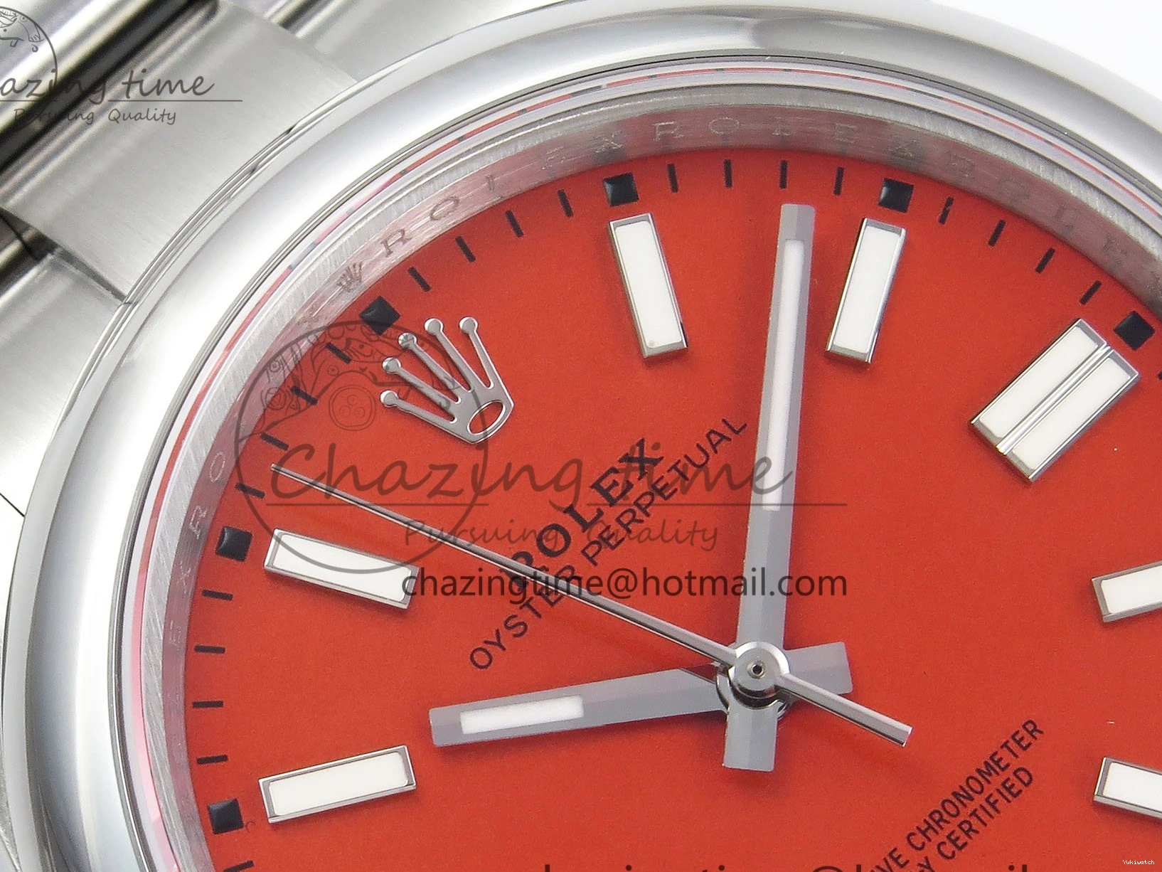 Best Orange 124300 Steel 1:1 904L 41mm A3230 Dial Edition DIWF Oyster Perpetual 0115